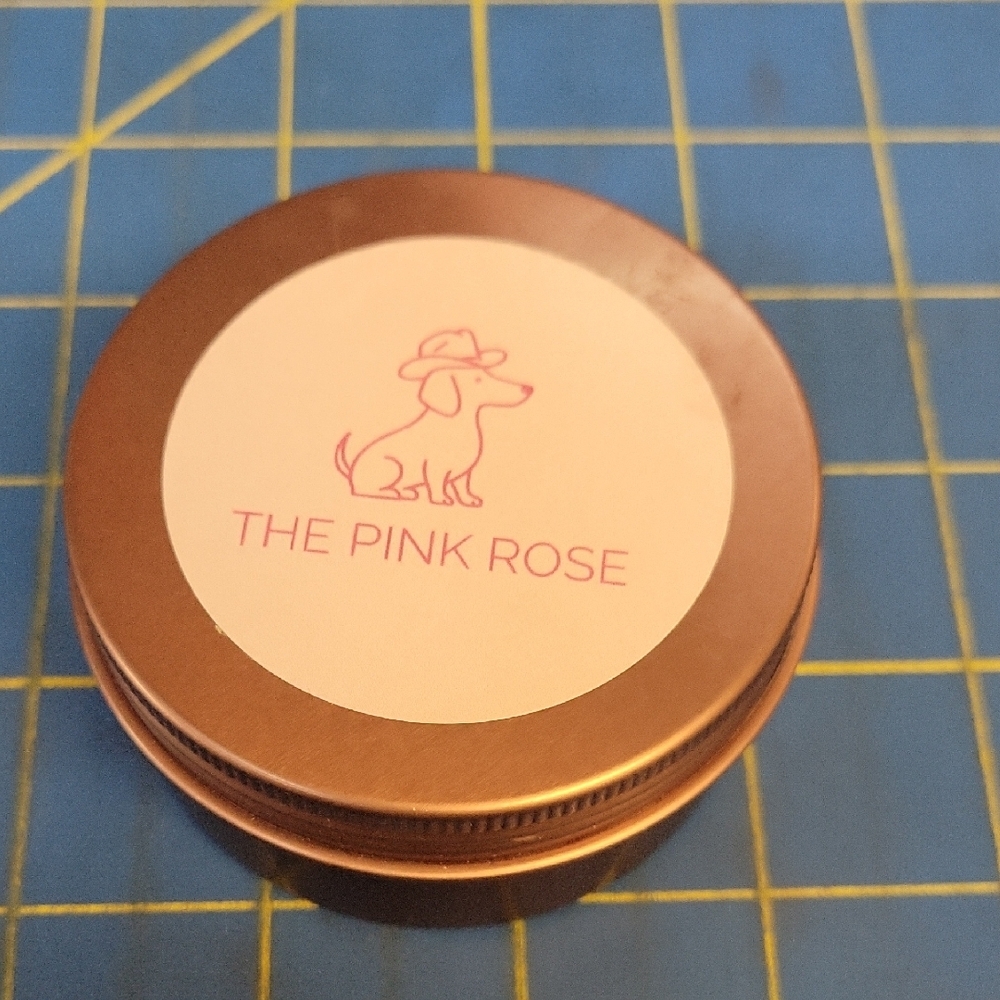 The Pink Rose New in Tin - Bath Sand Sweet Coffee New